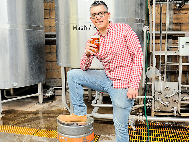 Primus cofounder Jaime Andreu GalvÃ¡n says the microbrewery industry in Mexico has grown 30% per year each year since 2013, Image by Jim Patrico